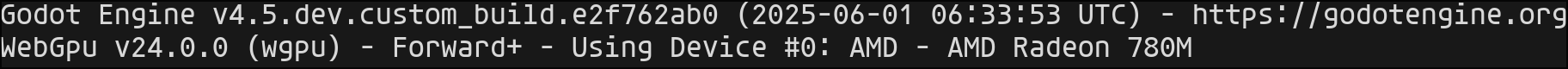 Godot with WebGPU 0
